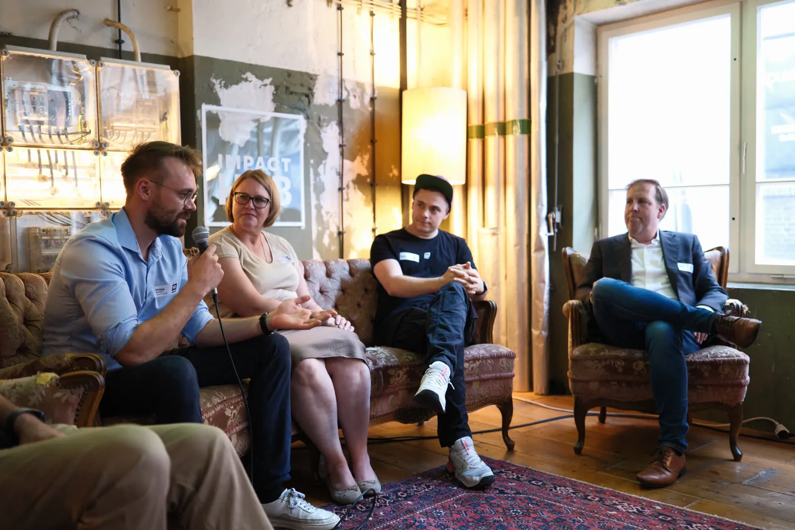 Rege Diskussion beim Panel